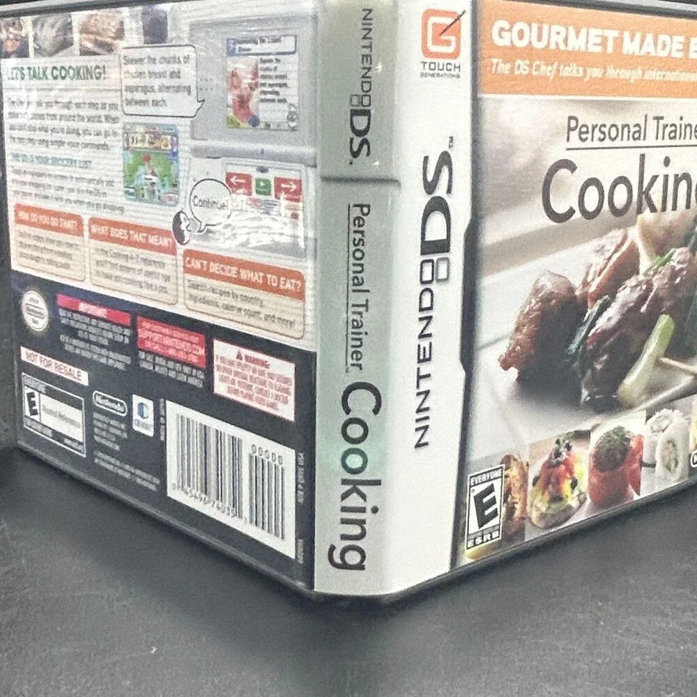 Personal Trainer: Cooking DS (Nintendo DS, 2008) Complete W/ Manual
